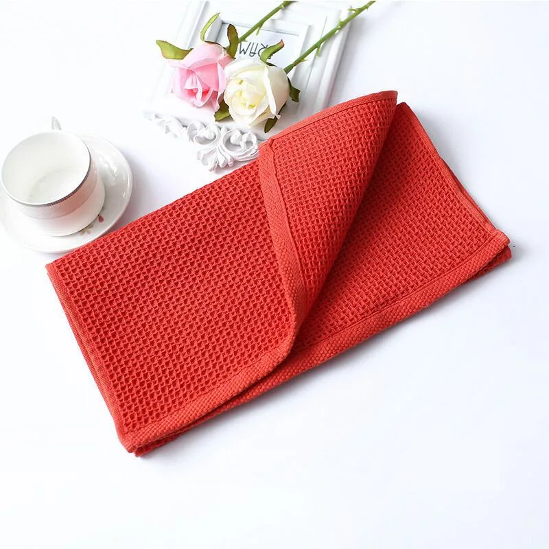 Bathroom Floor Mats Washable Bathtub Shower Sink Floor Towels Soft absorbent couple gauze honeycomb fabric wash towel Apr12 (3)