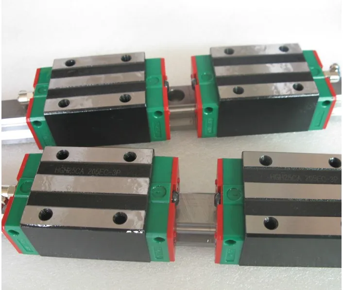 

2pcs 100% brand new Hiwin linear rail HGR15 L800mm+4pcs HGH15CA narrow blocks for cnc