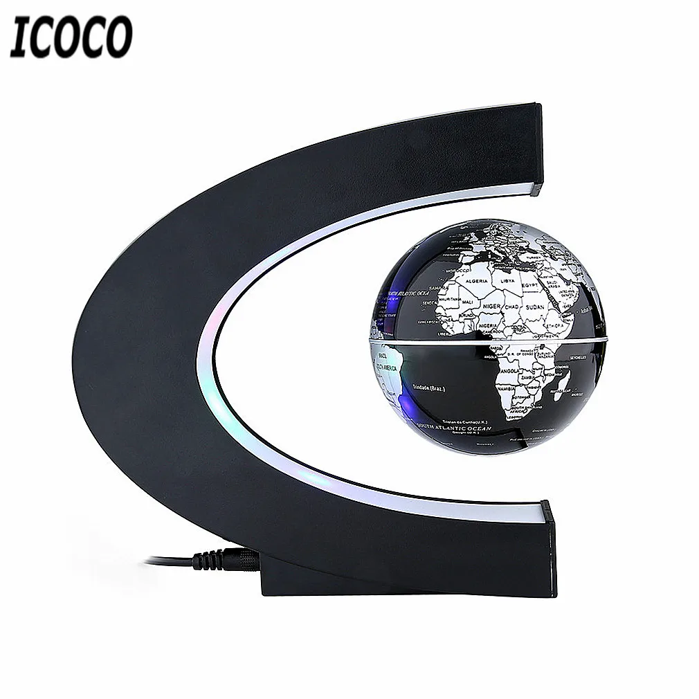Mapa do Mundo Decoração para Casa Forma Flutuante Globo Levitação Magnética Luz Antigravidade Magnetiva Bola Natal Aniversário c Led 18 Cheap Iluminação Novelty