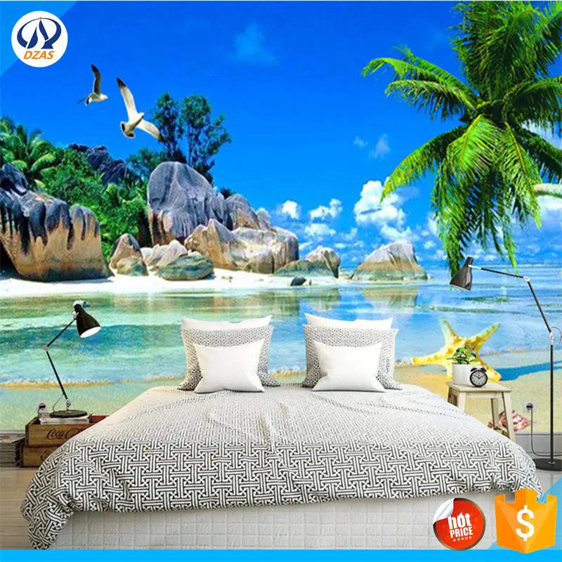 TV background Wall wallpaper 3D landscape mural seamless large scale mural wall WH Muralin