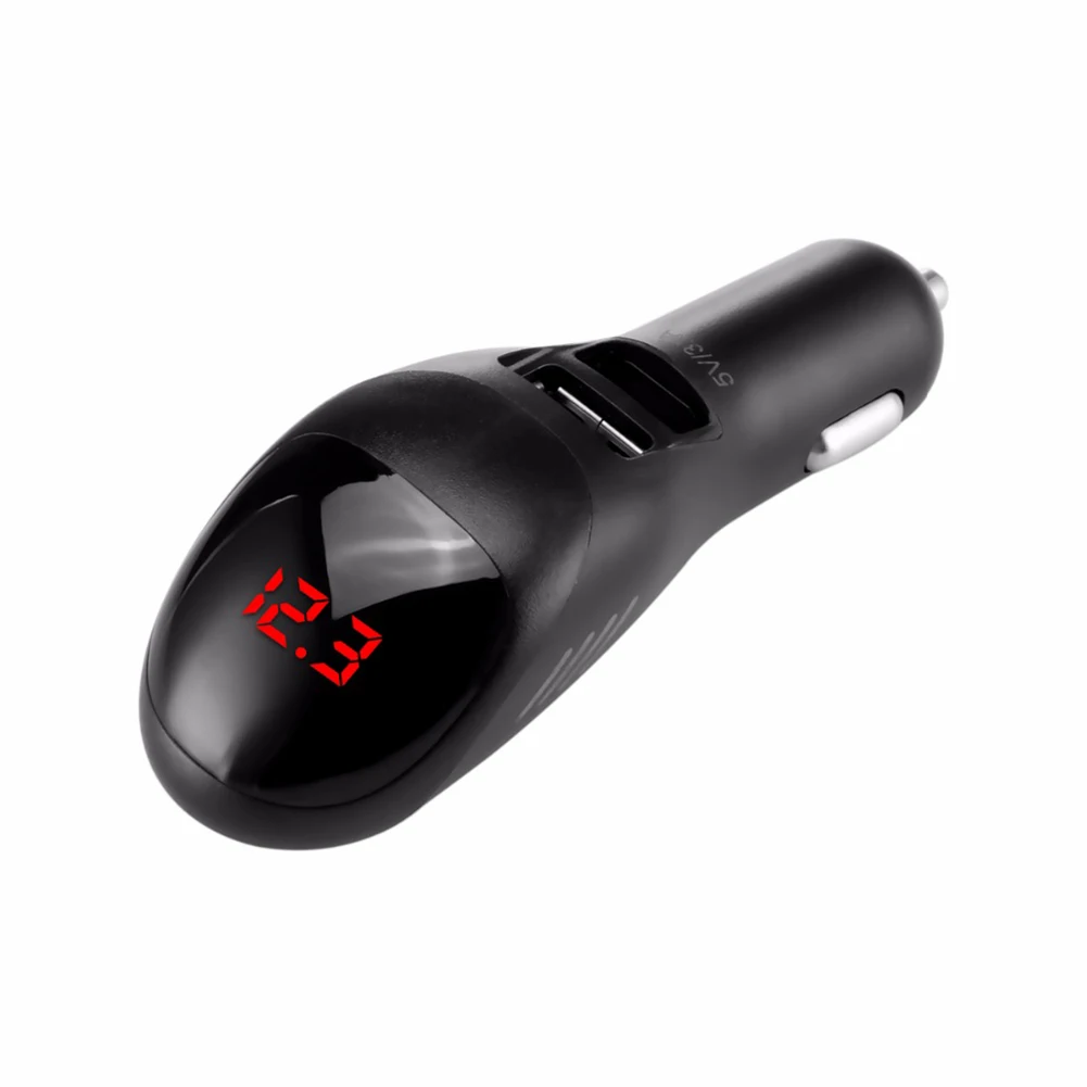 2 порта USB Автомобильное Воздухоочистители освежитель ионизатор салона автомобиля Зарядное устройство удаляет дыма неприятный запах и