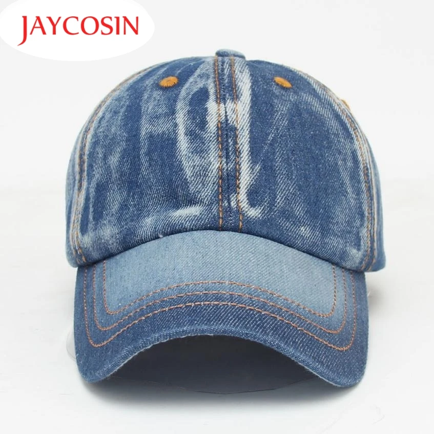 JAYCOSIN новые модные мужские и женские выцветающие джинсовые бейсболки унисекс