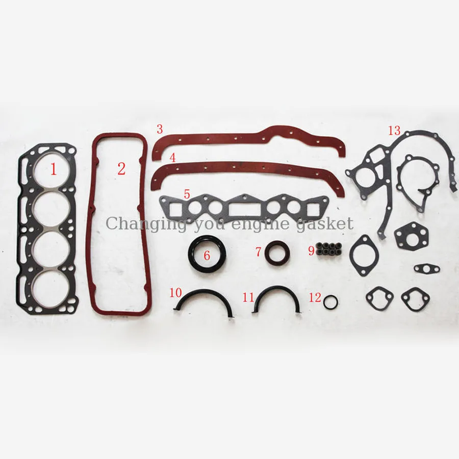 A12 A12S For NISSAN CHERRY Engine Rebuilding Kits Full Set Auto Parts Engine Parts Car Accessories Gasket Set 10101-H3927