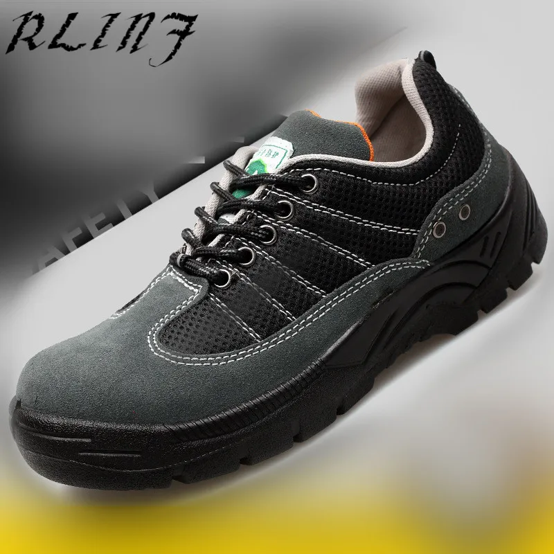 RLINF anti-клеща и удар устойчивостью проникающих газа Сталь Baotou инъекционная твердое дно Антистатические рабочая безопасная обувь