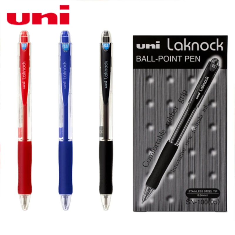 9 Pcs/Lot Japan Uni SN 100 Smooth Ballpoint Pen 0.5mm/0.7mm Ballpoint
