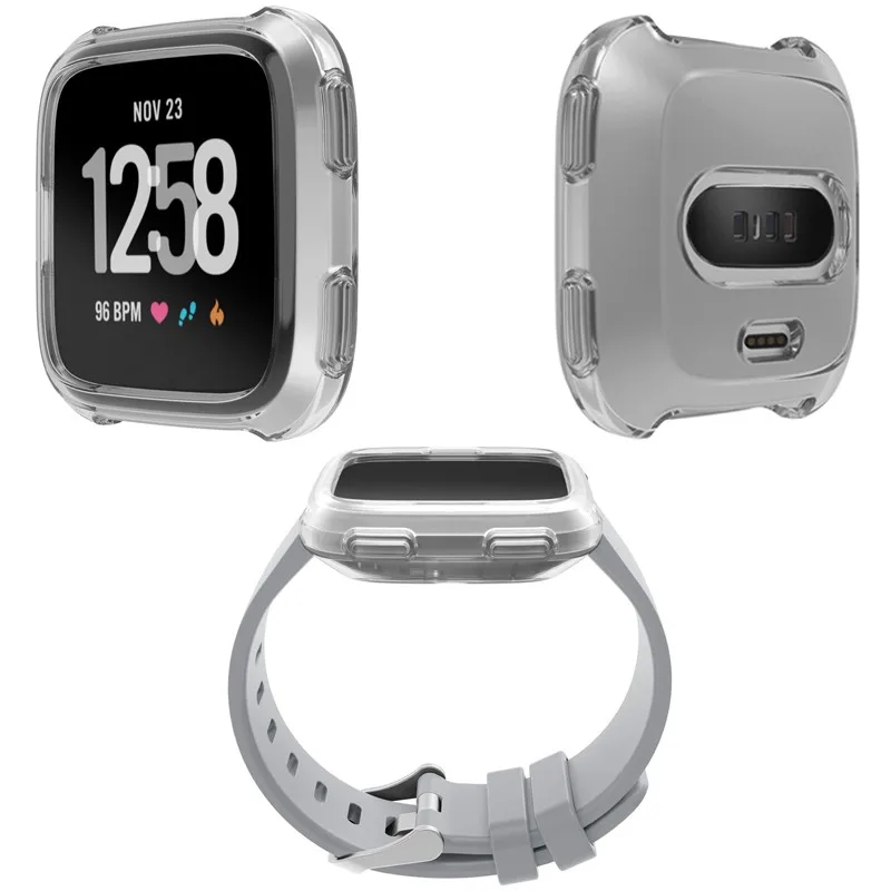 Защитный чехол из ТПУ для умных часов Fitbit Versa мягкий силиконовый защитный fitbit
