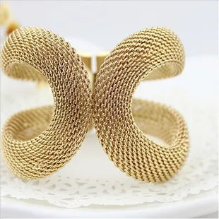 B830-Free-shipping-Mix-orders-over-15-Gift-Jewelry-Elegent-Gold-Color-Alloy-Wide-Spring-Cuff (3)