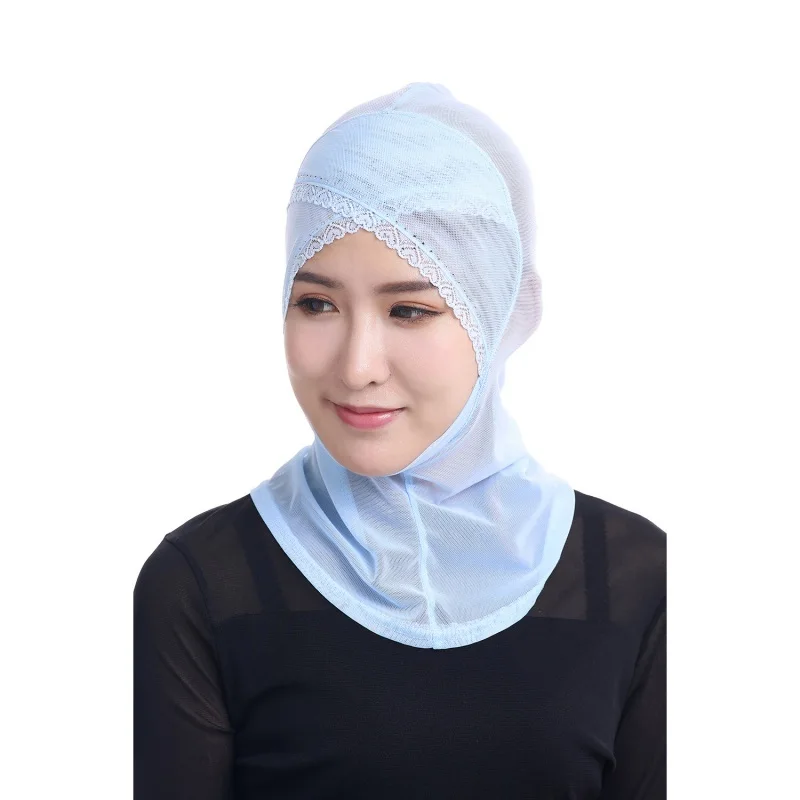 Мусульманские хиджабы женские под шарф шапка капот ниндзя хиджаб исламский шейный Чехол 12 цветов