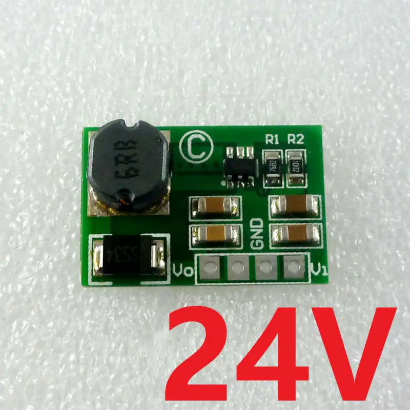 

DD2424SA_24V 18W DC 5V 9V 12V 15V 2-24V to 24V DC-DC Step-up Boost Converter for PLC Relay