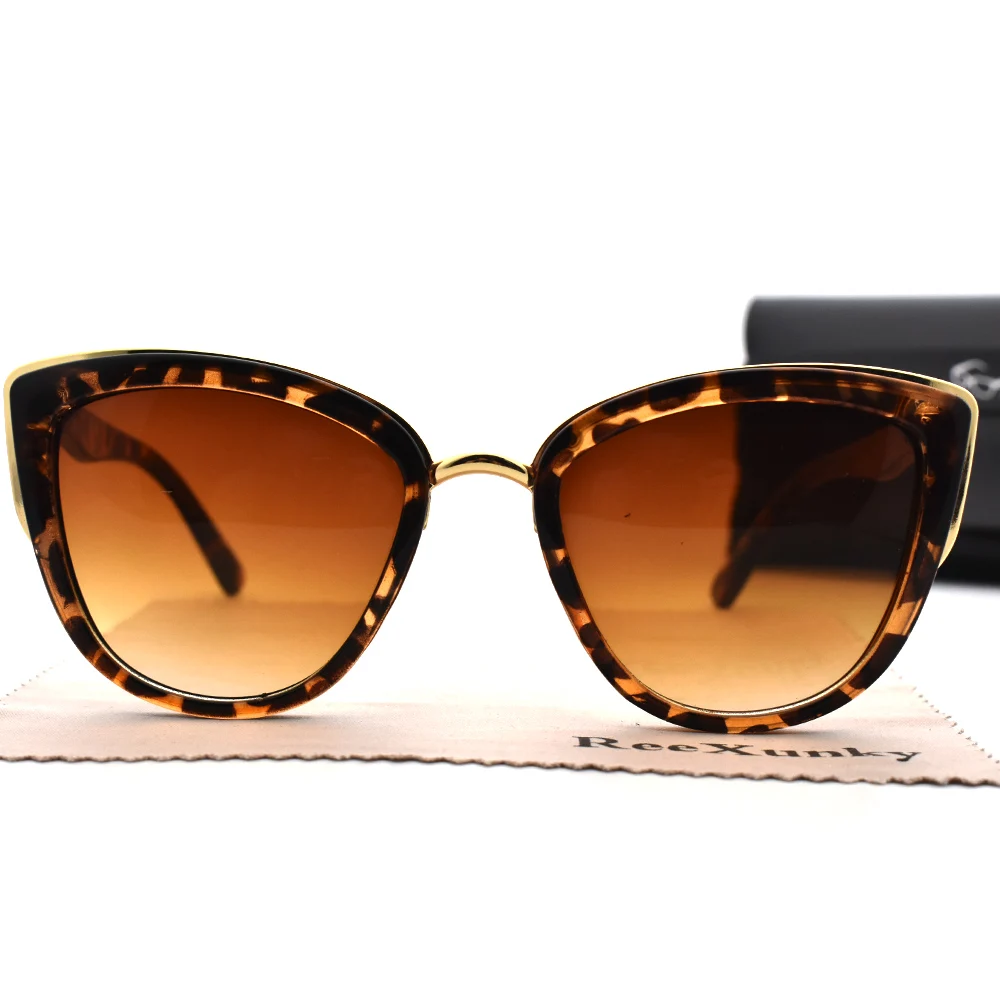 Модные Cateye Солнцезащитные очки женские винтажные градиентные очки ретро солнцезащитные очки «кошачий глаз» женские очки UV400