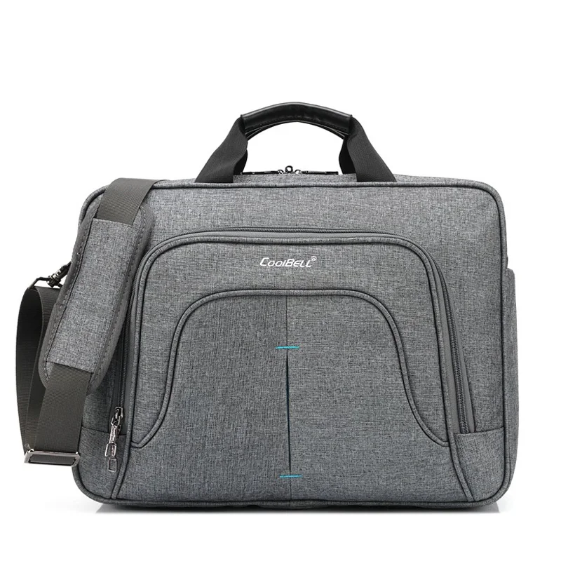 

Men Laptop Briefcases Bag Business High Quality Waterproof 15.6' Computer Shockproof Handbag Zipper Simple Shoulder Bag XA211ZC
