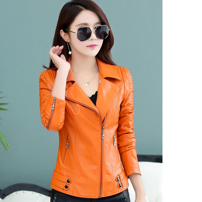 Female-Short-Slim-Leather-Jacket-Women-Spring-Autumn-New-Fashion-Large-size-Leather-Women-Solid-color (1)