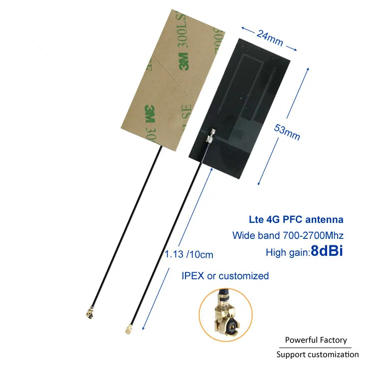 Прямая поставка с фабрики 700 2700 МГц 3 м клей GSM 3G 4G LTE 8dbi FPC гибкая ufl Внутренняя