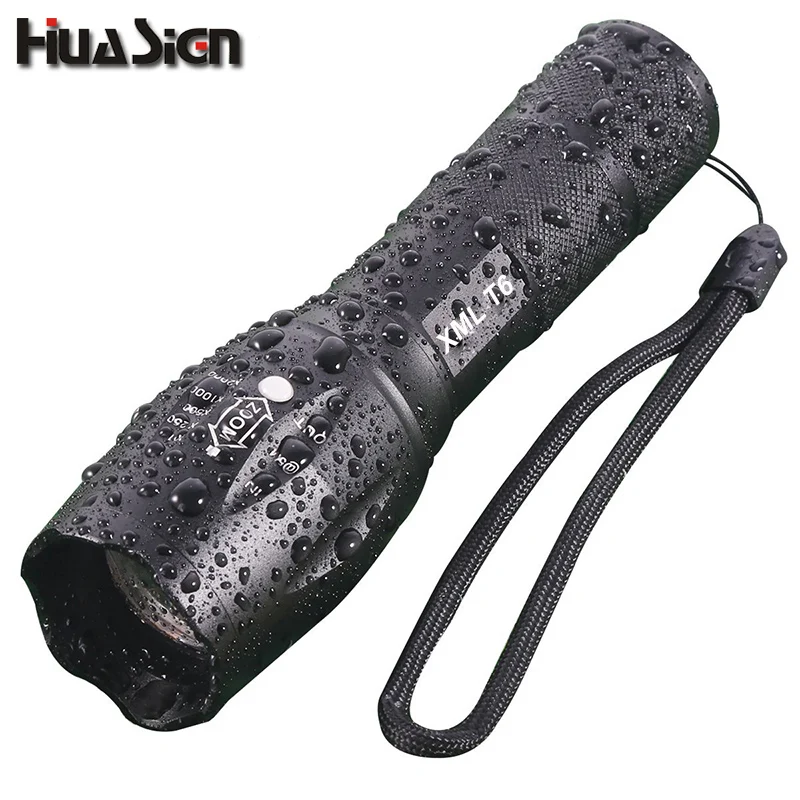 

Portable 5 Modes Led Tactical Flashlight Waterproof 3800LM Flashlights for Camping 18650 AAA Led Torch Lantern