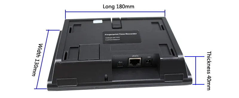 2,8 дюймов Realand TCP/IP/USB RFID биометрический считыватель устройство для считывания отпечатков пальцев время карты шкафчик TCP/IP/USB работник заезда