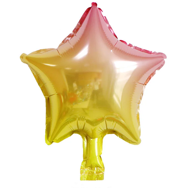 

100pcs 10inch color Pentagram star foil balloon birthday party decoration wedding decor supplies air balloons Baby shower