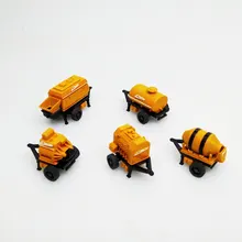 DIY 1: 87 Модель поезд хо масштаб различные бетономешалки прицеп подходит песок стол сцены украшение стола