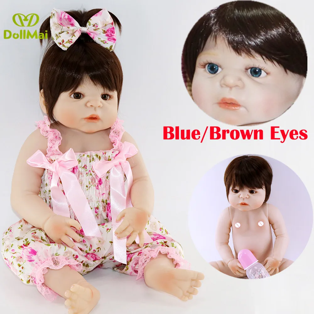 Кукла Reborn girl 22 &quot полностью силиконовая виниловая reborn babies детские игрушки для