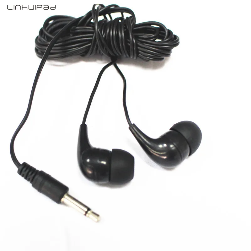 Linhuipad Bulk Earbuds In ear Earphones 100 Pack Classroom Ear Buds Kids Bulk Earpiece for Schools Libraries Hospitals
