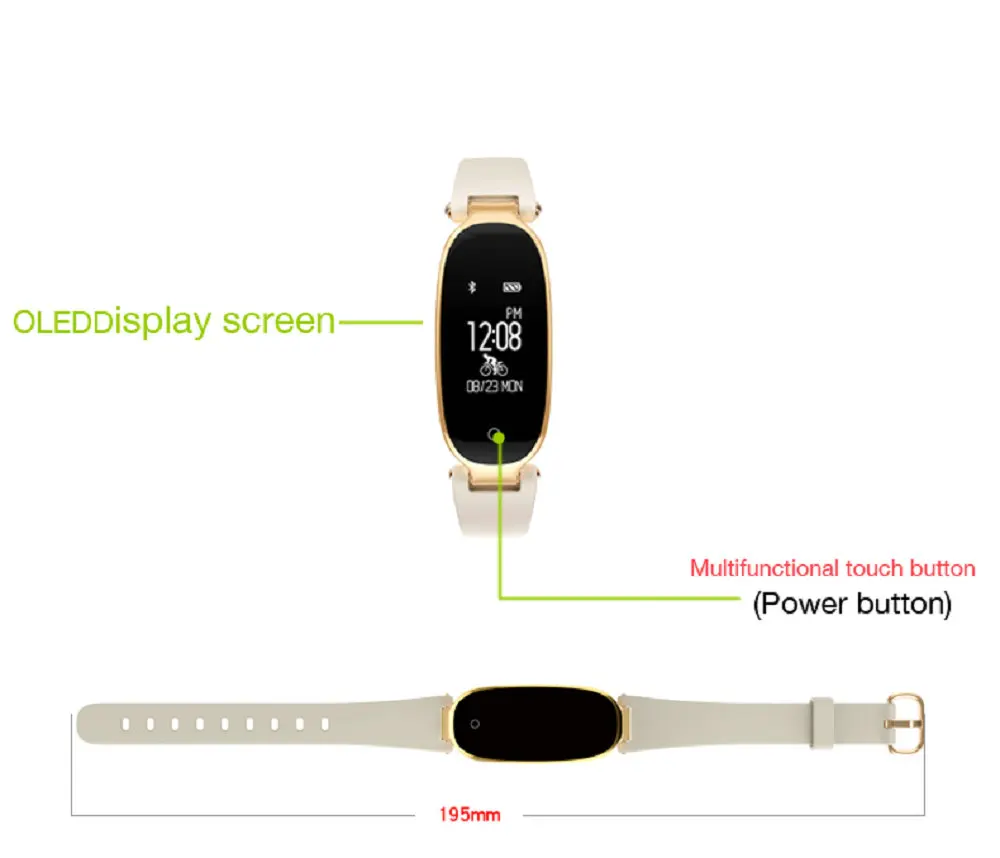 Bluetooth, водонепроницаемые, S3, Смарт-часы, модные женские, женские, montre, пульсометр, умные часы, relogio inteligente, для Android, IOS, reloj