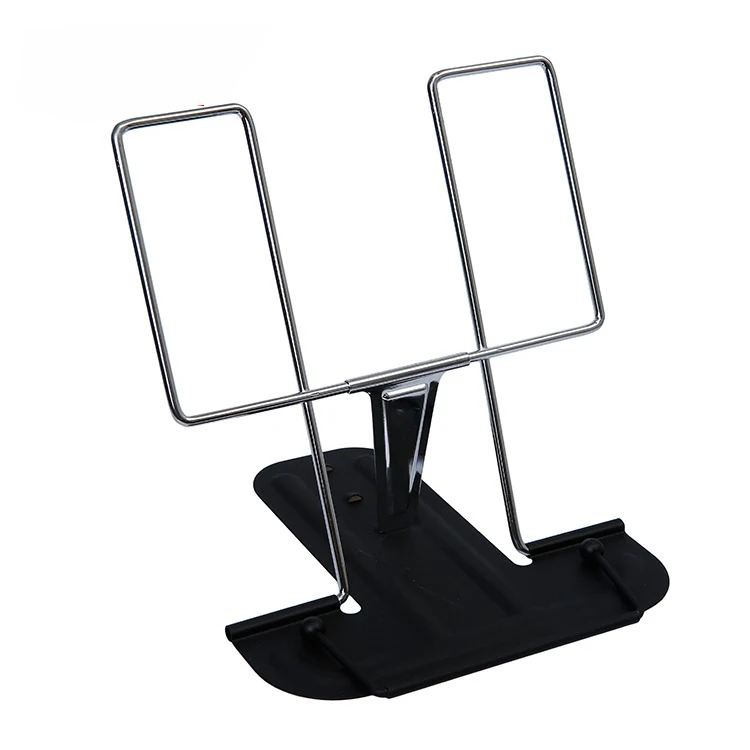 

1pc Portable Foldable Adjustable Bookend Stand Reading Book Stand Document Holder Base Reading Book Shelf Bookend Reading