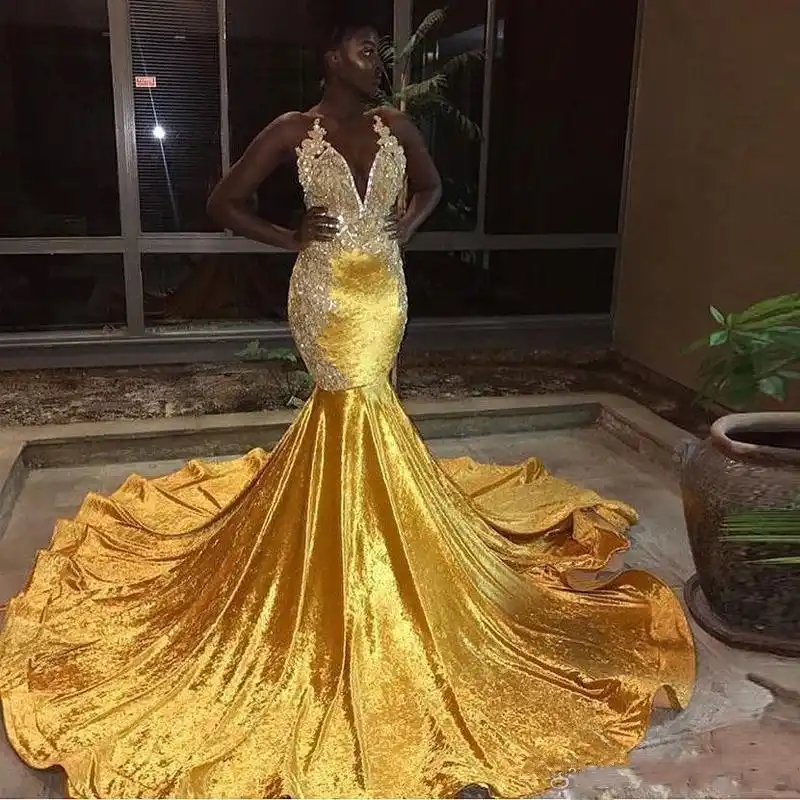 yellow and black formal outfits