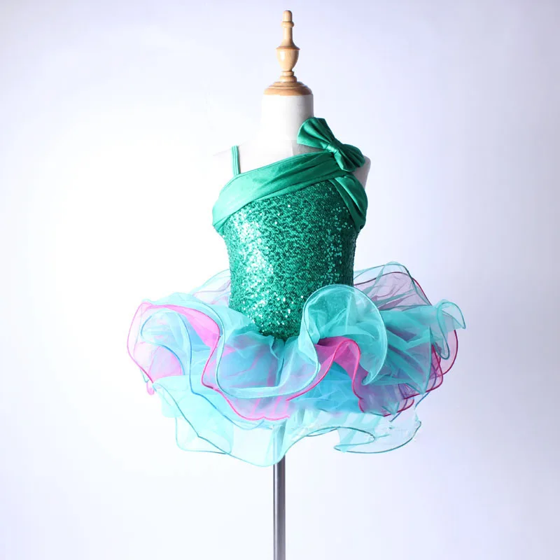 Детское балетное платье без рукавов с блестками|child ballerina dress|ballerina dresschildren |