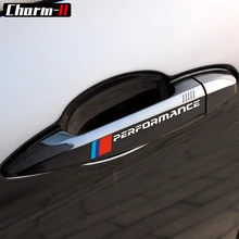 Autocollants de poignée de porte de 14cm, nouveaux autocollants de Performance pour rétroviseur, pour BMW M3 M5 X1 X3 X5 X6 E36 E39 E46 E30 E60 E92