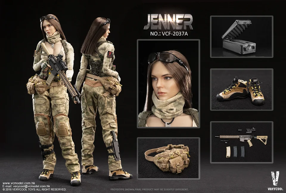 Sciarpa per Verycool VCF-2037A A-Tac FIGHTER Group DONNE SOLDATO Jenner 1//6 azione di SCALATURA