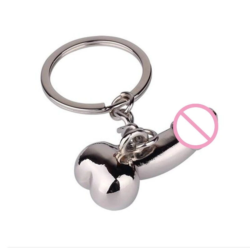 

Ring Keyring Keyfob DIY Creative Men Keychain Metal Car Key Chain Funny