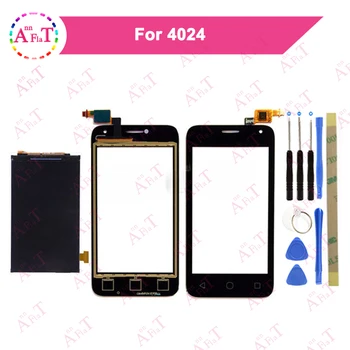 

10pcs/lot 4.0'' For Alcatel One Touch OT4024 LCD Display Screen +Touch Screen Digitizer Black With Tool 4024