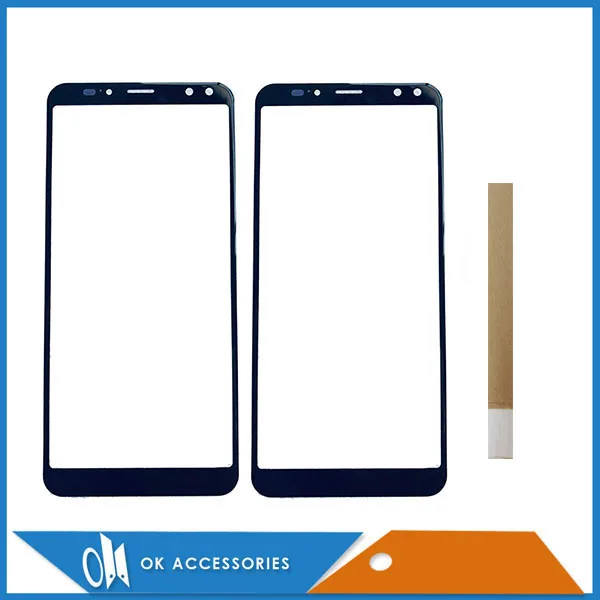 

All New 6.0 Inch For Oukitel K6 Touch Screen Front Outer Glass Touch Sensor Panel Lens Replacement With Tape