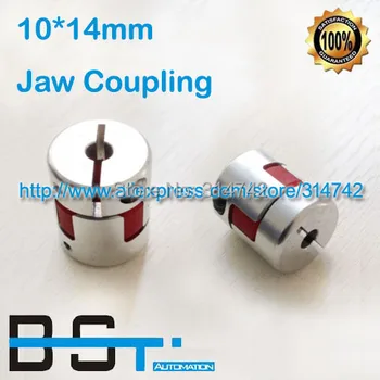 

NEW 10mm to 14mm Jaw Flexible Shaft Coupling 10x14mm Spider Coupling Plum Coupler