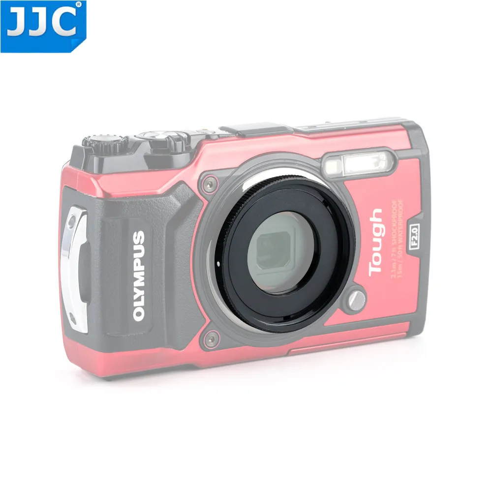 JJC переходное кольцо для объектива Olympus Tough TG-5/TG-1/TG-2/TG-3/TG-4 камера FCON-T01 TCON-T01, как CLA-T01 резьба фильтра 40,5 мм