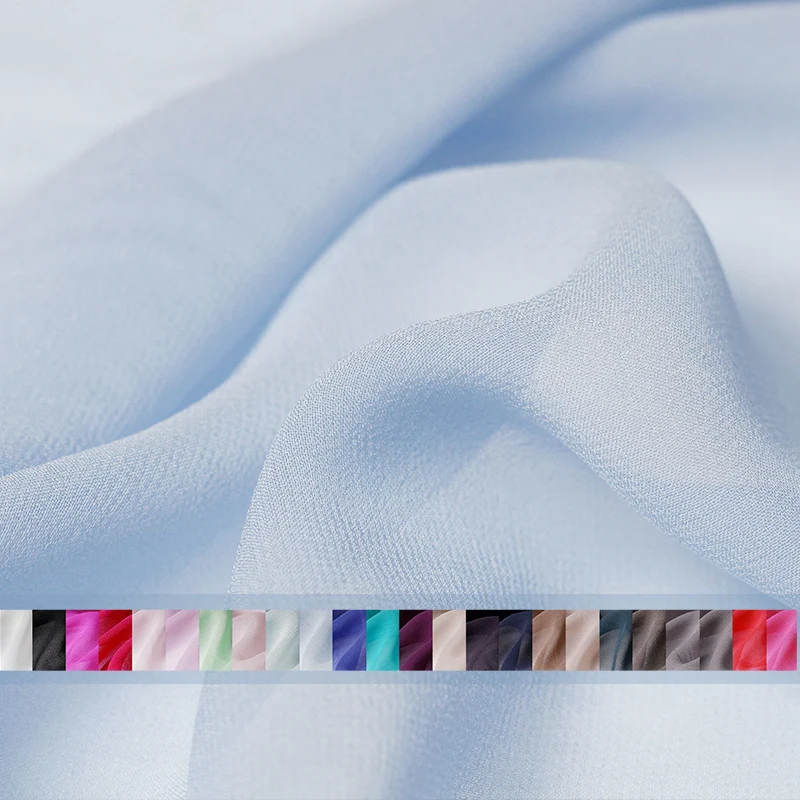 Шелк-Жоржет Pearlsilk 10momme тонкий мягкий шелк 100% подкладка для летнего платья ткань