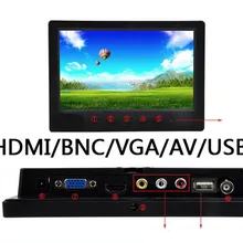 " дюймовый TFT lcd цветной монитор видеомонитор HDMI, VGA, BNC AV USB экран ввода видео Встроенные колонки Fr PC камера видеонаблюдения