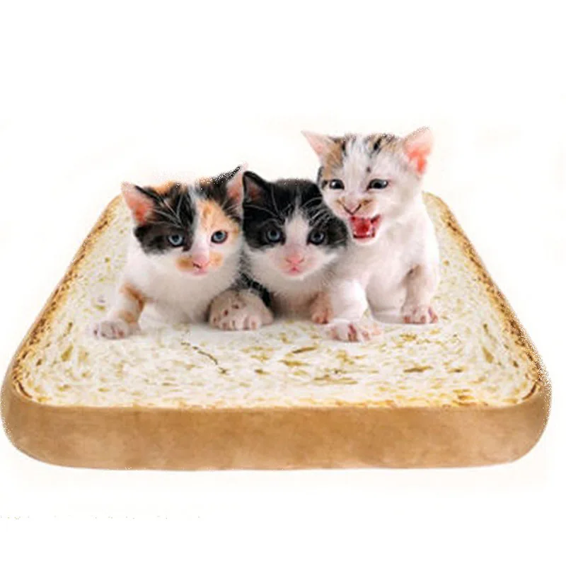 Aliexpress.com : Buy Pet Cats Bread Toast Beds Dog Cushion