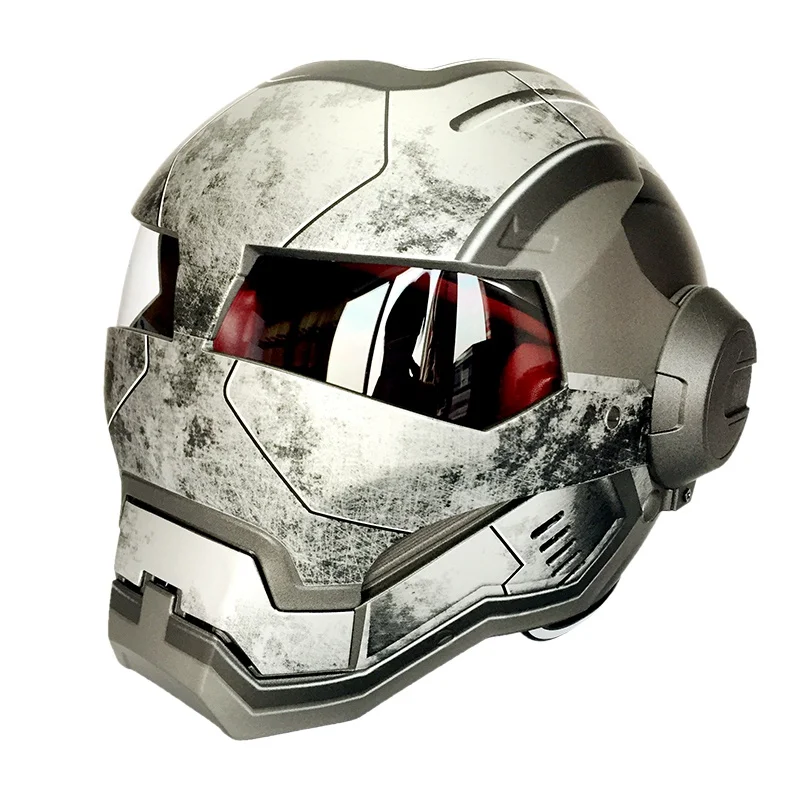 Ironman мотоциклетный шлем мотоцикл Casco Capacetes шлемы Masei 610 - Цвет: Matte War Gray