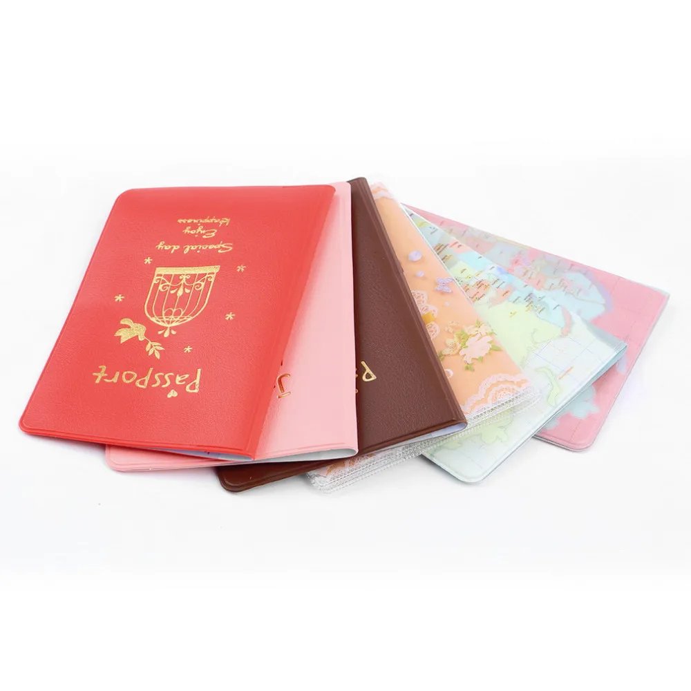1 шт. 6 цветов простой дорожный ID и держатель для документов утилита PU кожаный чехол для паспорта по всему миру магазин