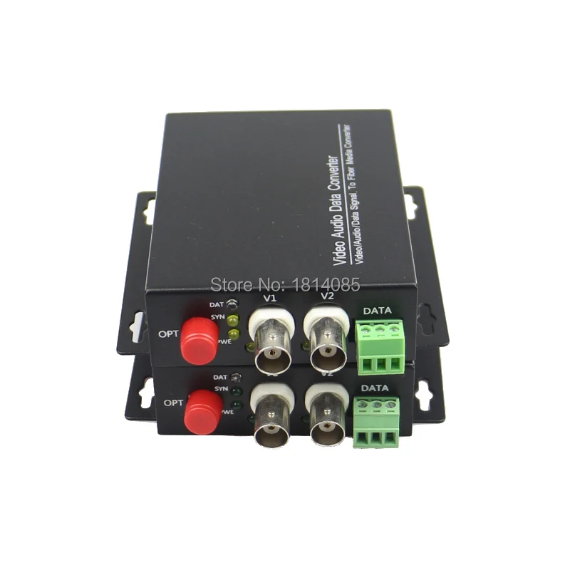

2 channel Digital Video Optical Transceiver with 1 channel reverse RS485 data fiber converter FC 20KM