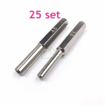 

25 set 3.8mm/4.5mm Security Screwdrivers Bit Replacement Part For N64 NES SEGA NGC NINTENDO SNES