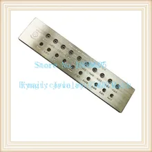 Ювелирных изделий Инструменты 20 отверстий 2,70-5,00 мм Круглый Карбид вольфрама волочильная доска 1 шт./лот