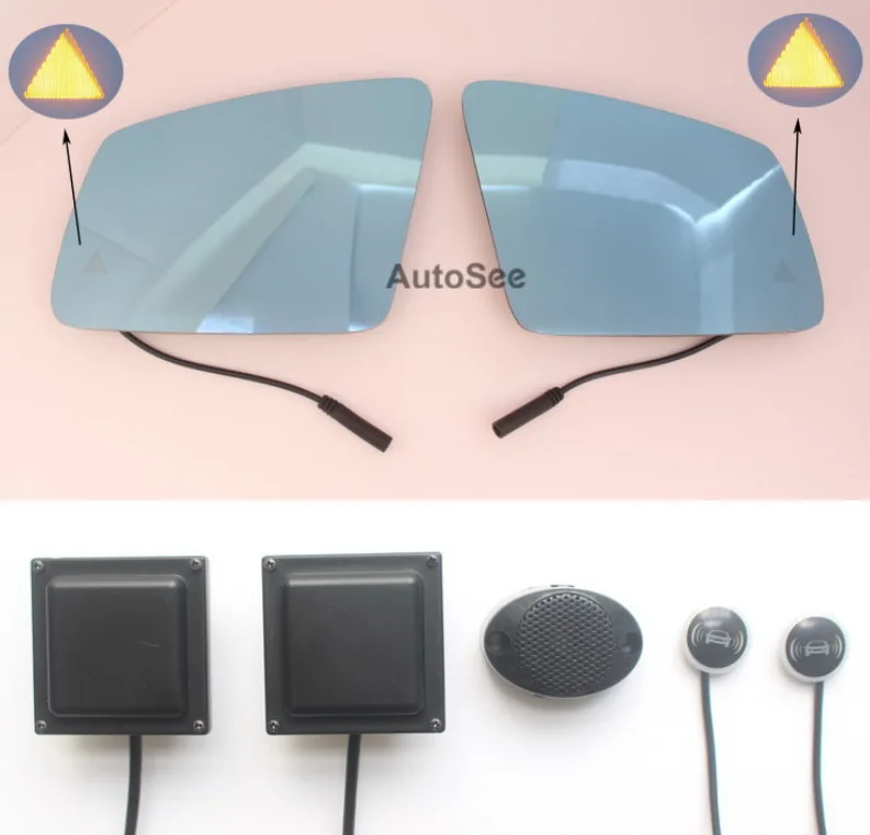 

2015 for MB for Benz GLA CLA car BSD BLIS blind spot detection 24GHZ Radar Sensor Lane change assist mirror LED light indicator