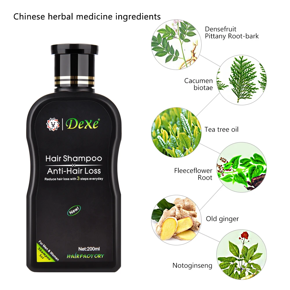 Anti Hair Loss Shampoo Hair Growth Treatment Regrowth Dense Fast, Thicker Shampoo Damaged Hair Care Products for Men Women (5)