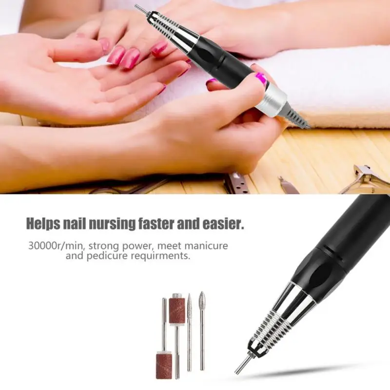 Electric Manicure Set Professional Drill Accessory Nail File Bit Manicure Machine Electric Nail File Nail Care Tool