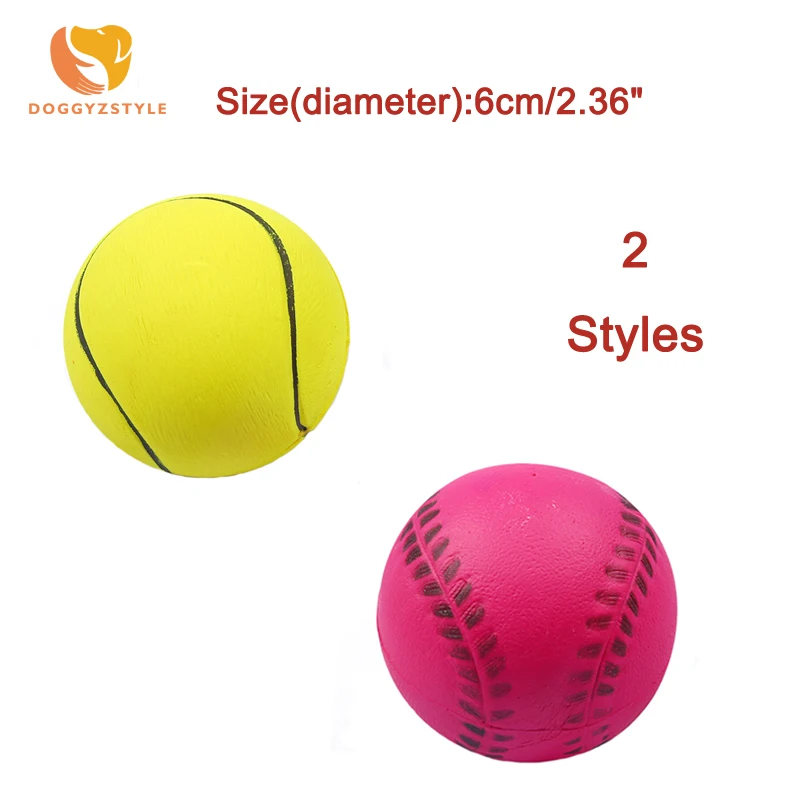 Buy Dog Toy Durable Bouncy Balls Rubber Bouncy Bite