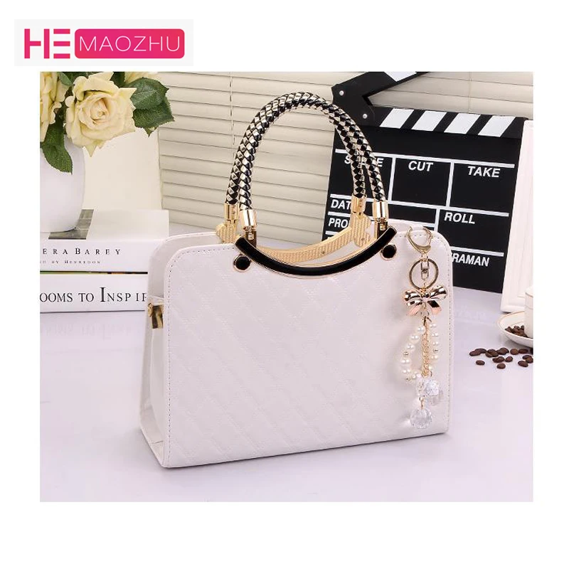 

New Fashion Women's Bag Handbags High-grade PU Shoulder Bag Messenger Bag Lingge Trend Cross-section Square Fashion Women's Bag