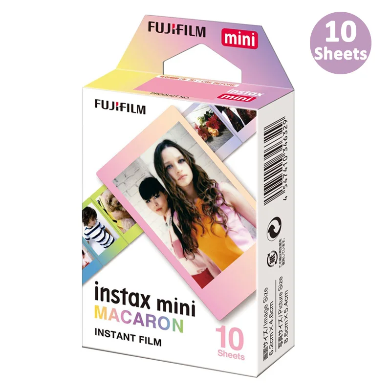Пленка Fujifilm Instax Mini на выбор фоторамка 10-100 лист фотобумага для камеры Instax Mini 9 Mini 8 Instant Mini 70 90 - Цвет: 10 Sheets Macaron