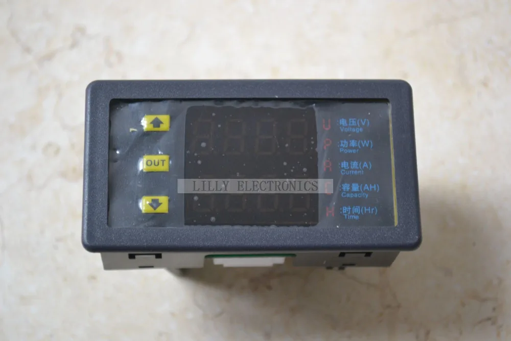 VAM7520P Напряжение Амперметр Многофункциональный измеритель 0-75 в 0-20A двойной светодиодный дисплей