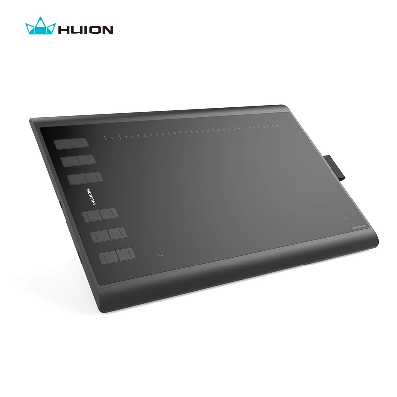 Huion New 1060Plus 2048 Levels Digital Tablet Graphics Drawing Tablets Pen Tablet Animation Drawing Board Black